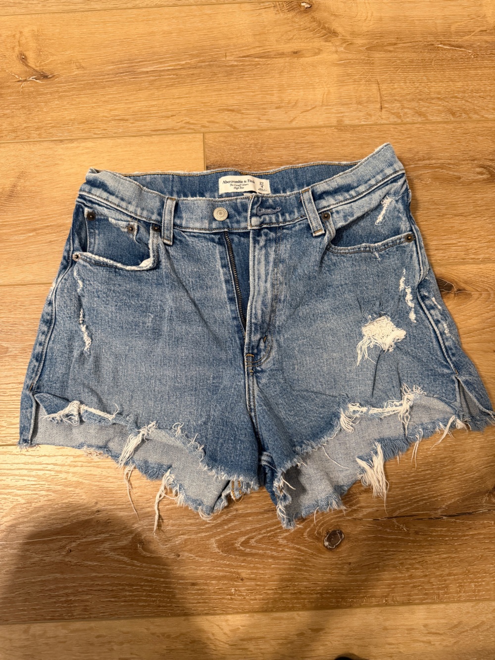 Abercrombie & Fitch High Rise Cutoff Short